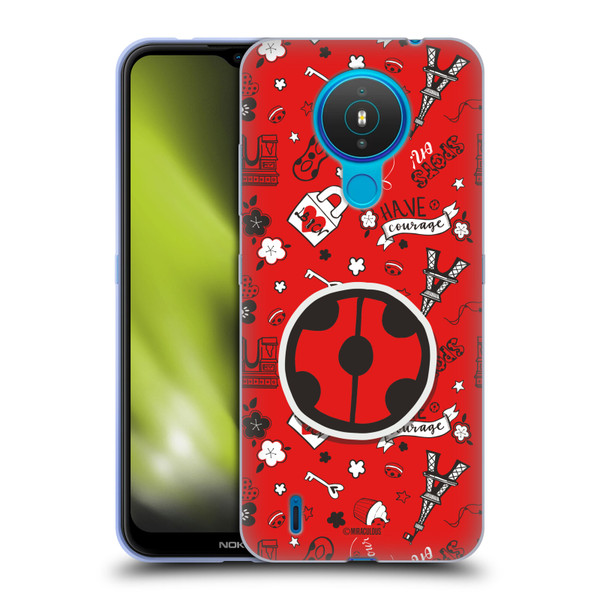 Miraculous Ladybug Character Art And Patterns Ladybug In Red Soft Gel Case for Nokia 1.4