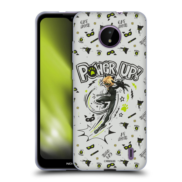 Miraculous Ladybug Character Art And Patterns Cat Noir Soft Gel Case for Nokia C10 / C20