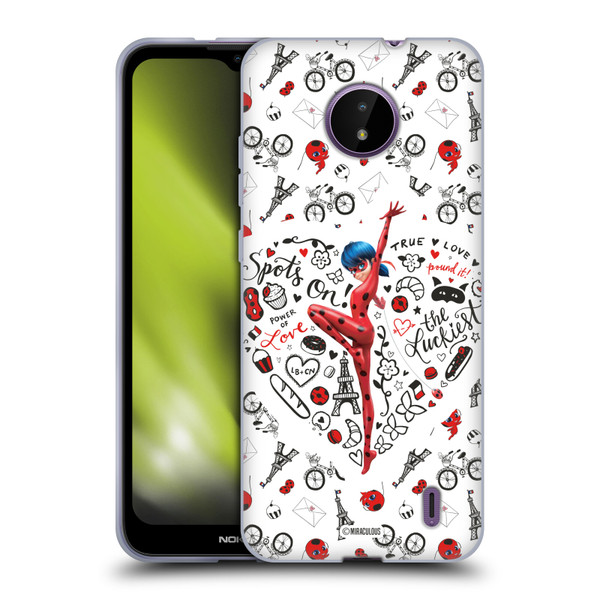 Miraculous Ladybug Character Art And Patterns Ladybug Soft Gel Case for Nokia C10 / C20