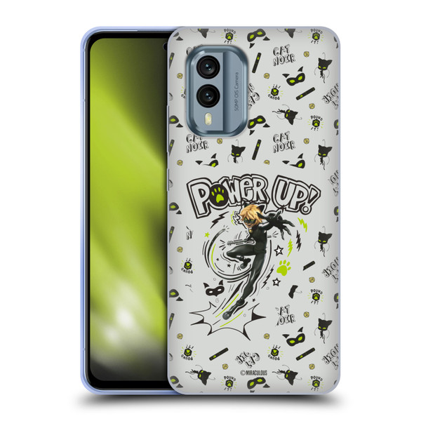 Miraculous Ladybug Character Art And Patterns Cat Noir Soft Gel Case for Nokia X30