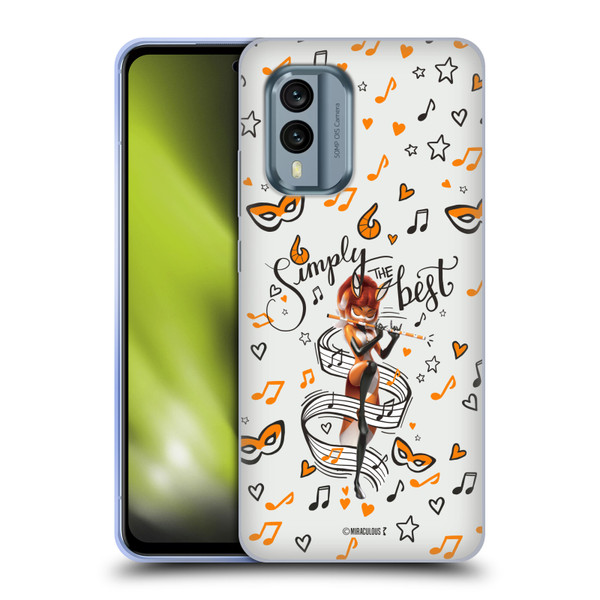 Miraculous Ladybug Character Art And Patterns Rena Rouge Soft Gel Case for Nokia X30
