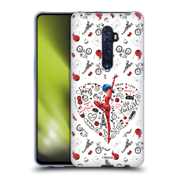 Miraculous Ladybug Character Art And Patterns Ladybug Soft Gel Case for OPPO Reno 2