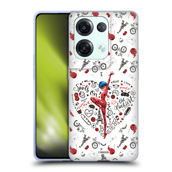 Miraculous Ladybug Character Art And Patterns Ladybug Soft Gel Case for OPPO Reno8 Pro