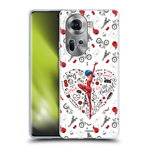Miraculous Ladybug Character Art And Patterns Ladybug Soft Gel Case for OPPO Reno11