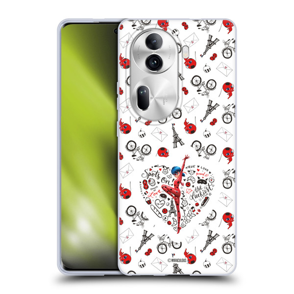 Miraculous Ladybug Character Art And Patterns Ladybug Soft Gel Case for OPPO Reno11 Pro
