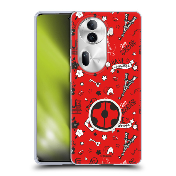 Miraculous Ladybug Character Art And Patterns Ladybug In Red Soft Gel Case for OPPO Reno11 Pro