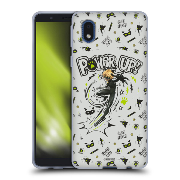Miraculous Ladybug Character Art And Patterns Cat Noir Soft Gel Case for Samsung Galaxy A01 Core (2020)