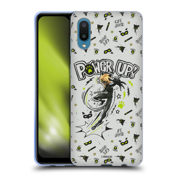 Miraculous Ladybug Character Art And Patterns Cat Noir Soft Gel Case for Samsung Galaxy A02/M02 (2021)