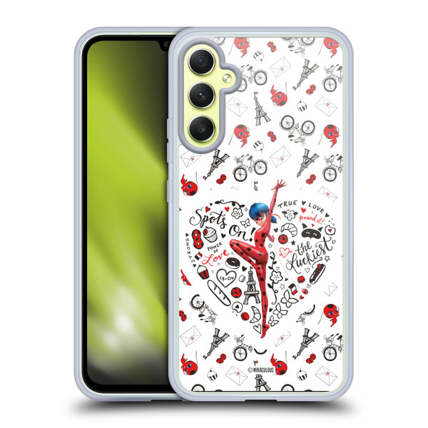 Miraculous Ladybug Character Art And Patterns Ladybug Soft Gel Case for Samsung Galaxy A34 5G