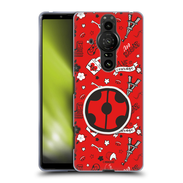 Miraculous Ladybug Character Art And Patterns Ladybug In Red Soft Gel Case for Sony Xperia Pro-I
