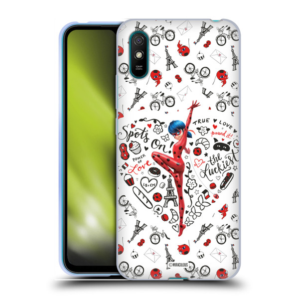Miraculous Ladybug Character Art And Patterns Ladybug Soft Gel Case for Xiaomi Redmi 9A / Redmi 9AT