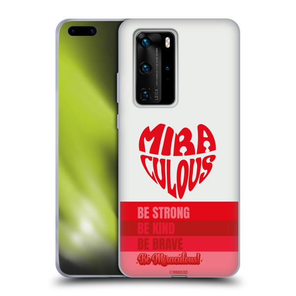 Miraculous Ladybug Radiant Red Typography Soft Gel Case for Huawei P40 Pro / P40 Pro Plus 5G