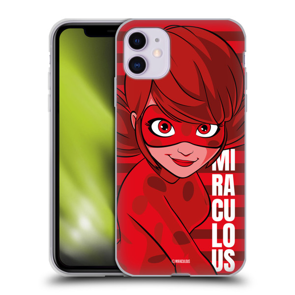 Miraculous Ladybug Radiant Red Ladybug Soft Gel Case for Apple iPhone 11