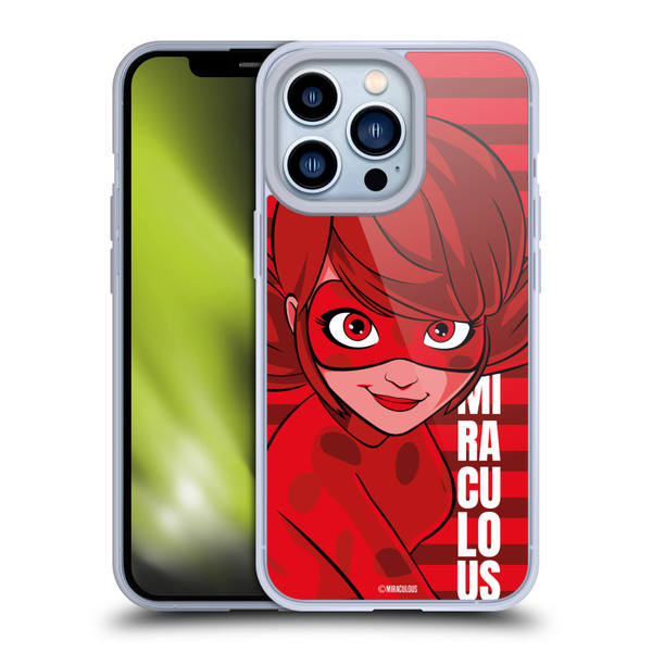 Miraculous Ladybug Radiant Red Ladybug Soft Gel Case for Apple iPhone 13 Pro