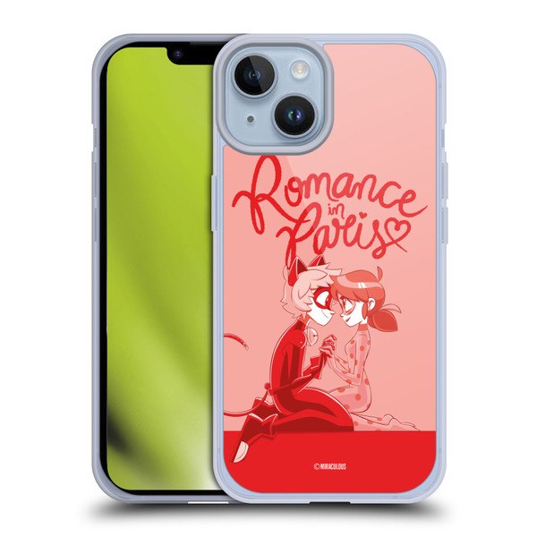 Miraculous Ladybug Radiant Red Romance In Paris Soft Gel Case for Apple iPhone 14