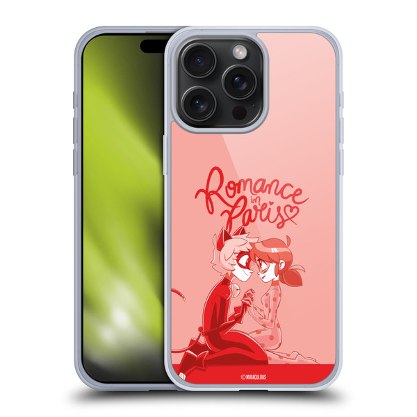 Miraculous Ladybug Radiant Red Romance In Paris Soft Gel Case for Apple iPhone 15 Pro Max