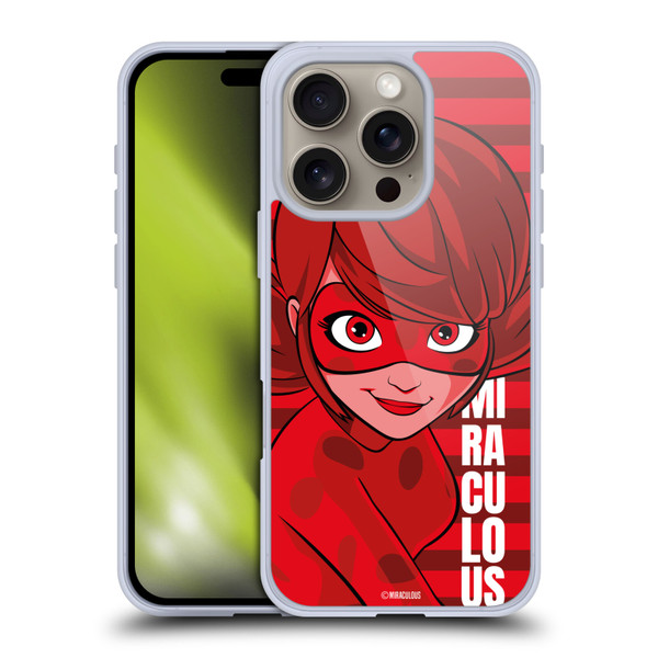 Miraculous Ladybug Radiant Red Ladybug Soft Gel Case for Apple iPhone 16 Pro