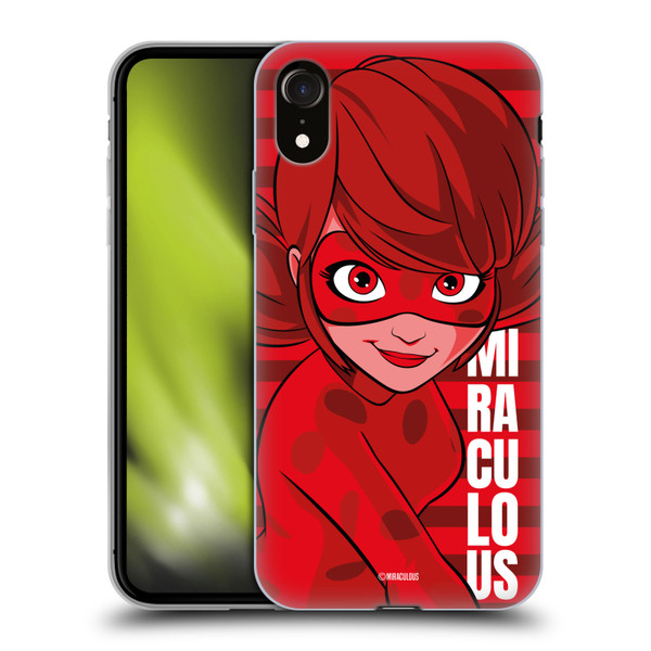 Miraculous Ladybug Radiant Red Ladybug Soft Gel Case for Apple iPhone XR