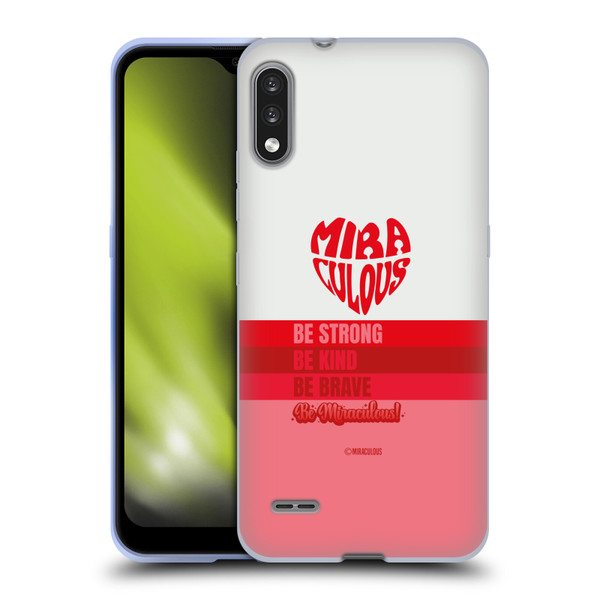 Miraculous Ladybug Radiant Red Typography Soft Gel Case for LG K22