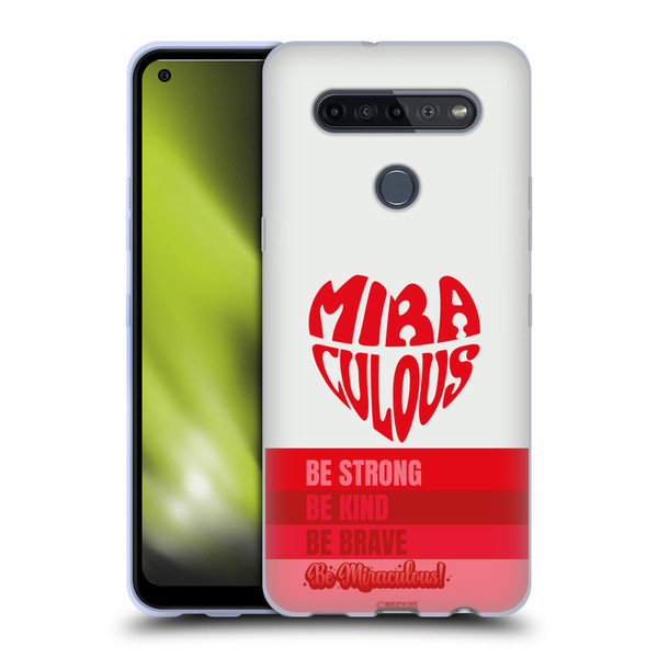 Miraculous Ladybug Radiant Red Typography Soft Gel Case for LG K51S