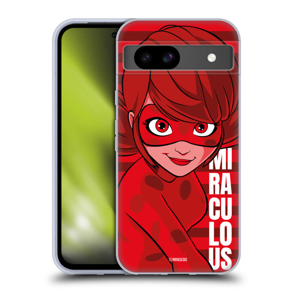 Miraculous Ladybug Radiant Red Ladybug Soft Gel Case for Google Pixel 8a