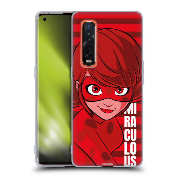 Miraculous Ladybug Radiant Red Ladybug Soft Gel Case for OPPO Find X2 Pro 5G