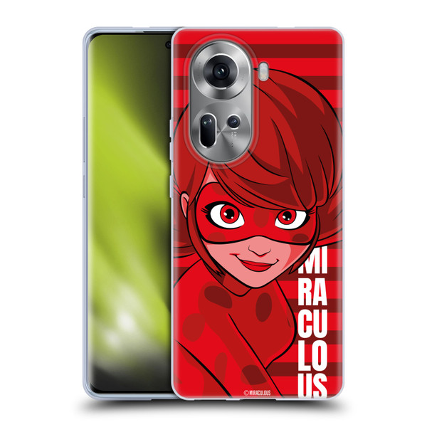 Miraculous Ladybug Radiant Red Ladybug Soft Gel Case for OPPO Reno11