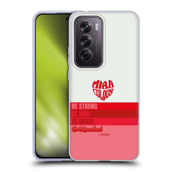 Miraculous Ladybug Radiant Red Typography Soft Gel Case for OPPO Reno12 Pro 5G