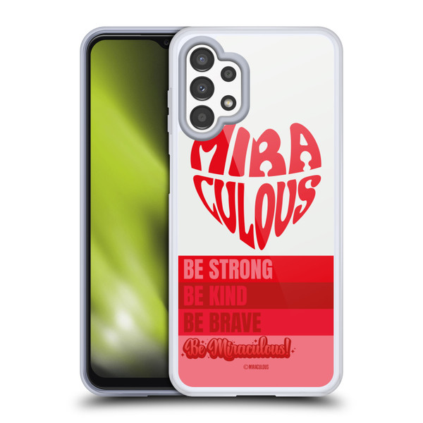 Miraculous Ladybug Radiant Red Typography Soft Gel Case for Samsung Galaxy A13 (2022) Miraculous Ladybug Radiant Red Typography Soft Gel Case for Samsung Galaxy A13 (2022)