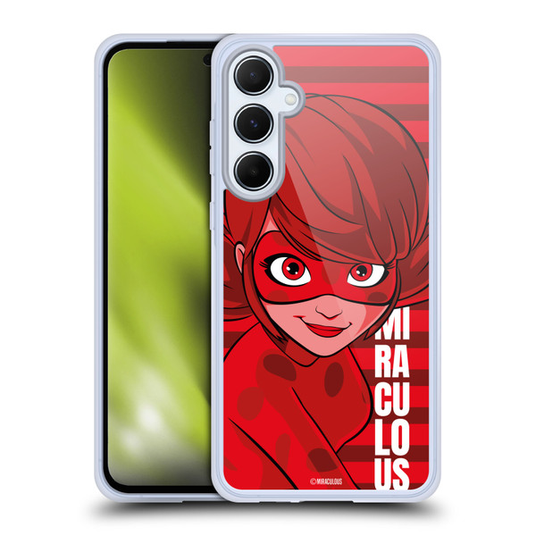 Miraculous Ladybug Radiant Red Ladybug Soft Gel Case for Samsung Galaxy A55 5G