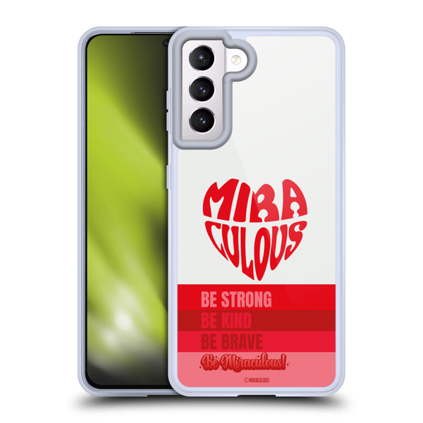 Miraculous Ladybug Radiant Red Typography Soft Gel Case for Samsung Galaxy S21 5G