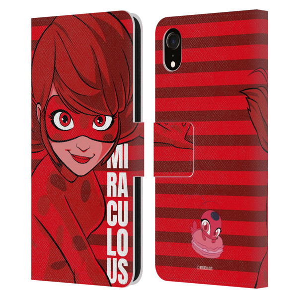 Miraculous Ladybug Radiant Red Ladybug Leather Book Wallet Case Cover For Apple iPhone XR