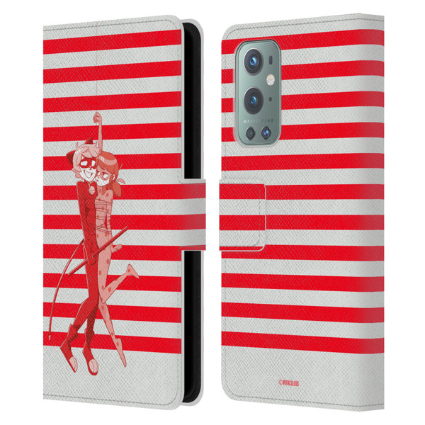 Miraculous Ladybug Radiant Red Cat Noir And Ladybug Leather Book Wallet Case Cover For OnePlus 9 Miraculous Ladybug Radiant Red Cat Noir And Ladybug Leather Book Wallet Case Cover For OnePlus 9