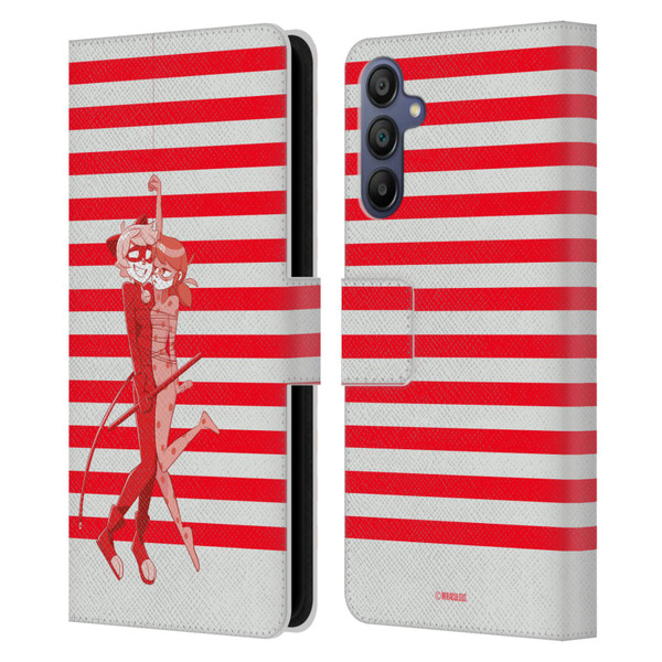 Miraculous Ladybug Radiant Red Cat Noir And Ladybug Leather Book Wallet Case Cover For Samsung Galaxy A15 Miraculous Ladybug Radiant Red Cat Noir And Ladybug Leather Book Wallet Case Cover For Samsung Galaxy A15
