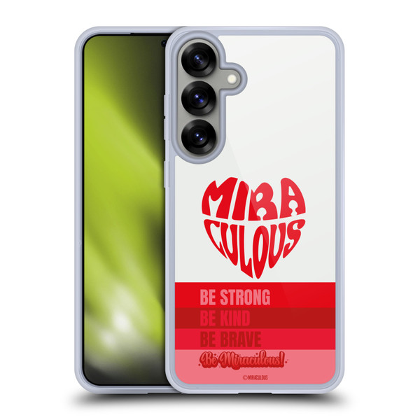 Miraculous Ladybug Radiant Red Typography Soft Gel Case for Samsung Galaxy S25+