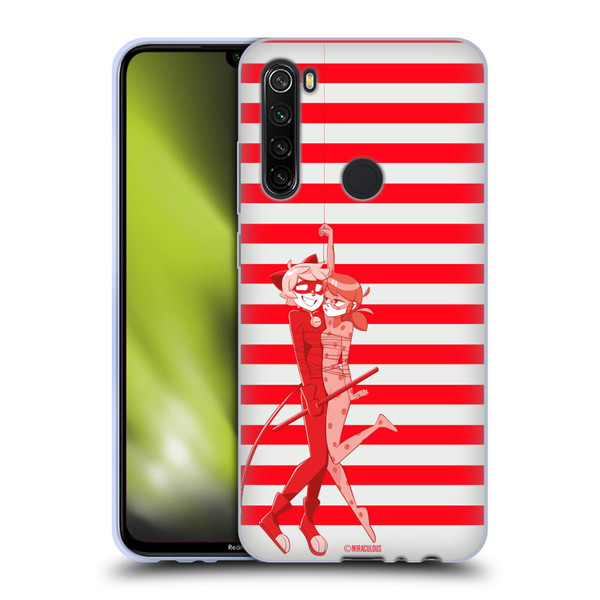 Miraculous Ladybug Radiant Red Cat Noir And Ladybug Soft Gel Case for Xiaomi Redmi Note 8T
