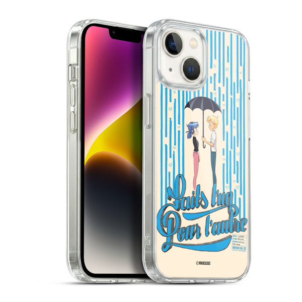 Miraculous Ladybug Sketches Made For Each Other Soft Gel Case for Apple iPhone 14