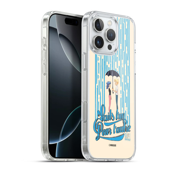 Miraculous Ladybug Sketches Made For Each Other Soft Gel Case for Apple iPhone 16 Pro Max & MagSafe