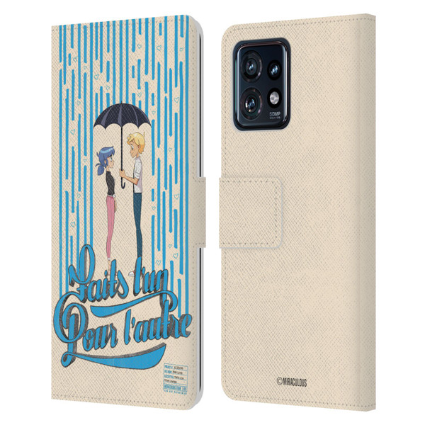 Miraculous Ladybug Sketches Made For Each Other Leather Book Wallet Case Cover For Motorola Moto Edge 40 Pro/Plus 2023 Miraculous Ladybug Sketches Made For Each Other Leather Book Wallet Case Cover For Motorola Moto Edge 40 Pro/Plus 2023