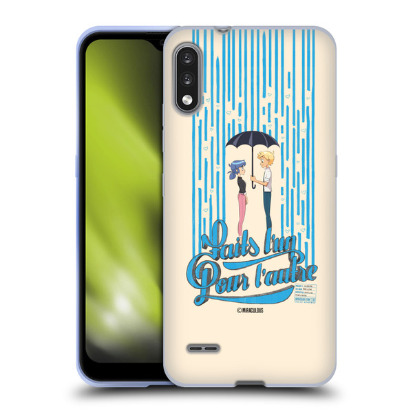 Miraculous Ladybug Sketches Made For Each Other Soft Gel Case for LG K22