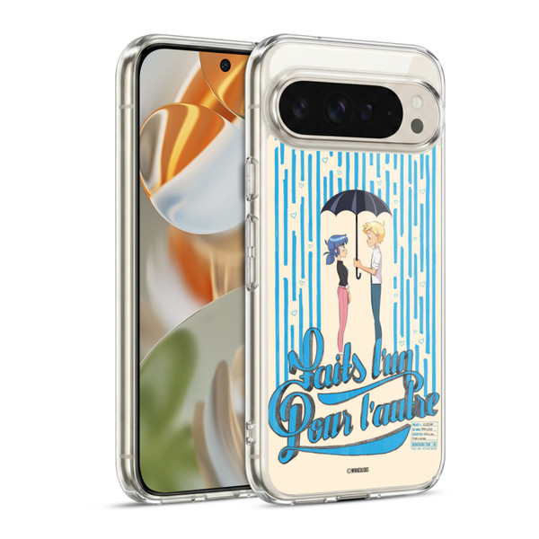 Miraculous Ladybug Sketches Made For Each Other Soft Gel Case for Google Pixel 9 / Pixel 9 Pro