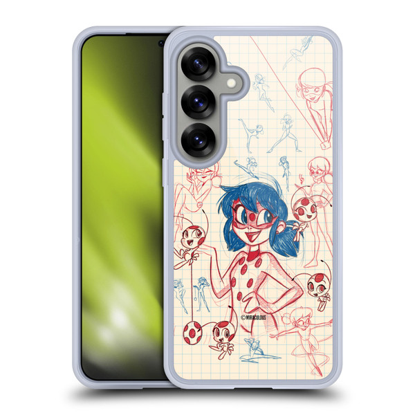 Miraculous Ladybug Sketches Ladybug Soft Gel Case for Samsung Galaxy S25