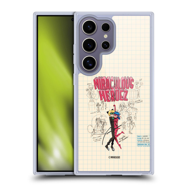 Miraculous Ladybug Sketches Ladybug And Cat Noir Soft Gel Case for Samsung Galaxy S25 Ultra Miraculous Ladybug Sketches Ladybug And Cat Noir Soft Gel Case for Samsung Galaxy S25 Ultra