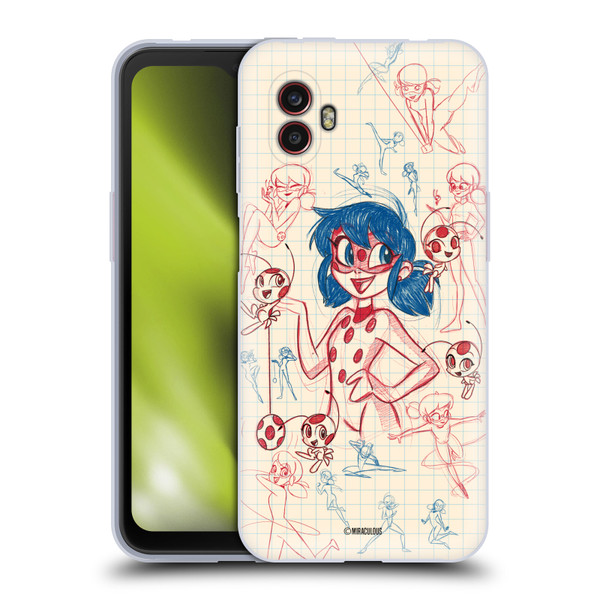 Miraculous Ladybug Sketches Ladybug Soft Gel Case for Samsung Galaxy Xcover6 Pro/Pro2