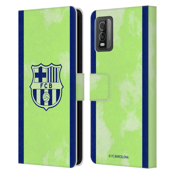 FC Barcelona 2024/25 Crest Kit Third Leather Book Wallet Case Cover For Nokia C210