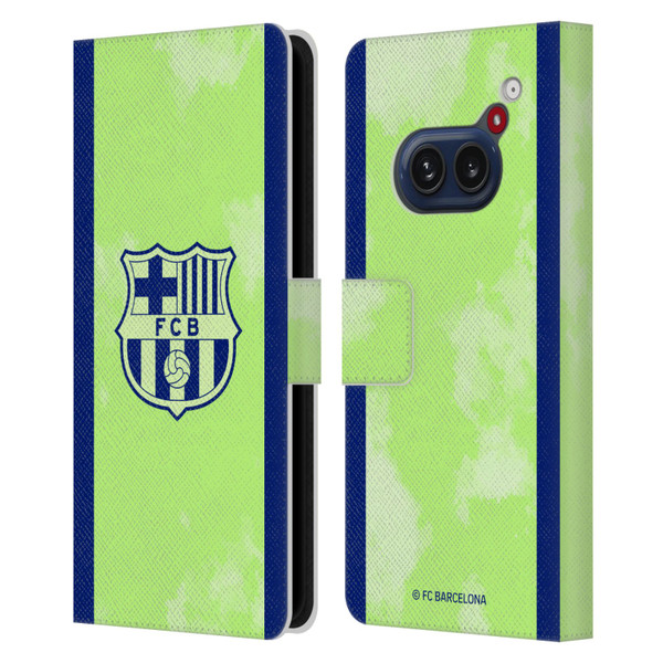 FC Barcelona 2024/25 Crest Kit Third Leather Book Wallet Case Cover For Nothing Phone (2a)