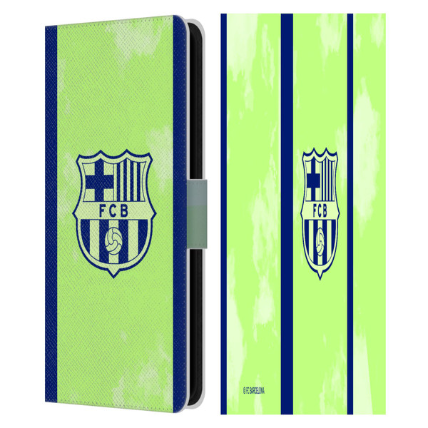 FC Barcelona 2024/25 Crest Kit Third Leather Book Wallet Case Cover For Samsung Galaxy S23 FE 5G