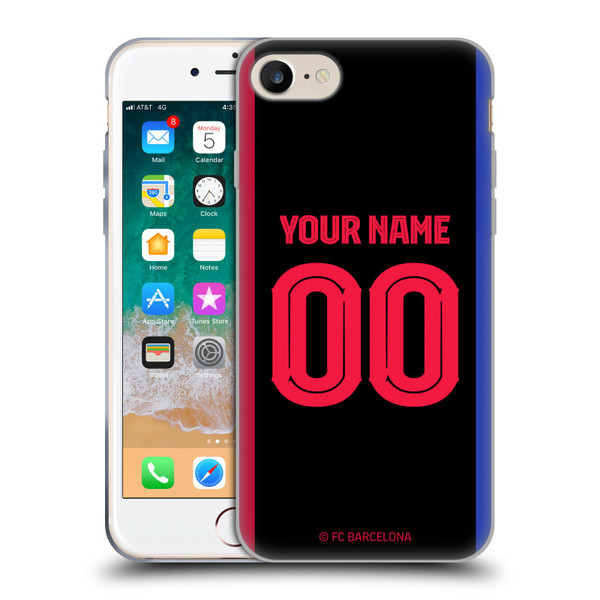 Custom Customised Personalised FC Barcelona 2024/25 Kit Away Soft Gel Case for Apple iPhone 7 / 8 / SE 2020 & 2022 Custom Customised Personalised FC Barcelona 2024/25 Kit Away Soft Gel Case for Apple iPhone 7 / 8 / SE 2020 & 2022
