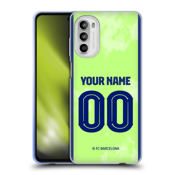 Custom Customised Personalised FC Barcelona 2024/25 Kit Third Soft Gel Case for Motorola Moto G52