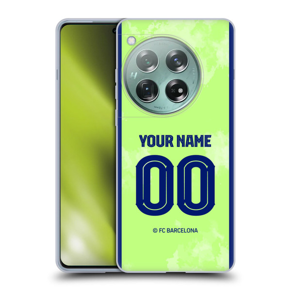 Custom Customised Personalised FC Barcelona 2024/25 Kit Third Soft Gel Case for OnePlus 12